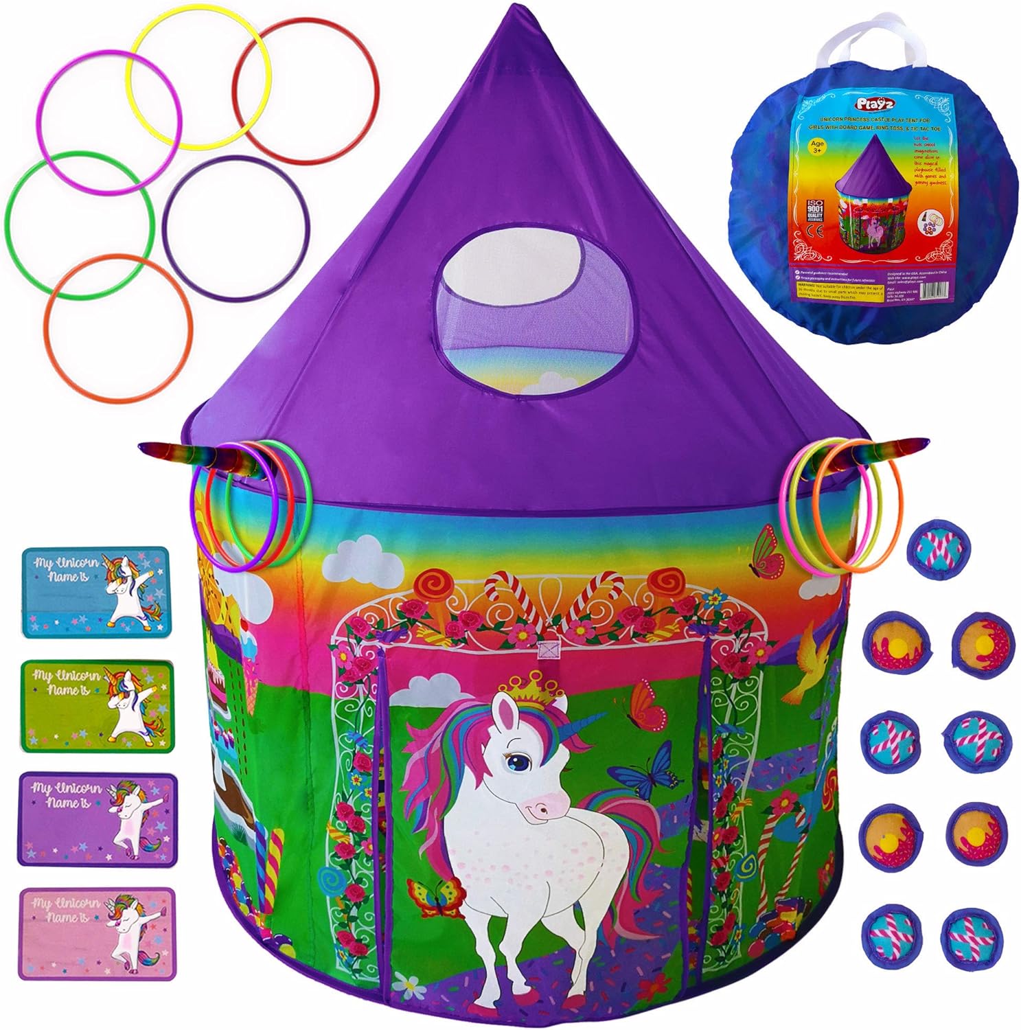Unicorn Fun Pop Up Play Tent for Kids