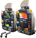 Car Storage Organizer 2 PCS Backseat Organizer for Kids - Tidy Travel