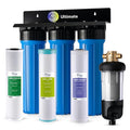 Whole House Water Filter System w/ Jumbo Spin Down - Scale Protection