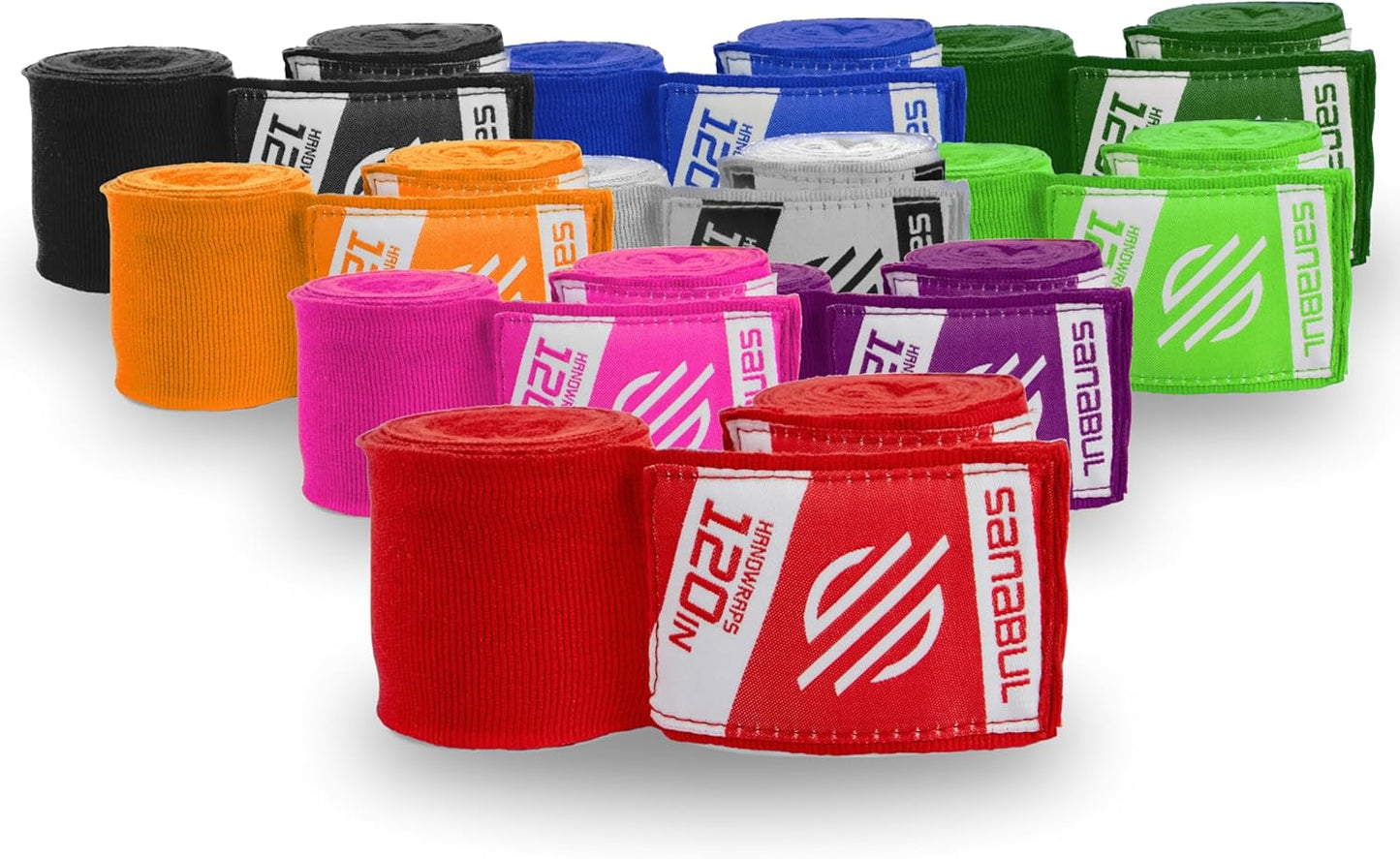 Sanabul 120 Elastic Boxing Hand Wraps - Superior Support