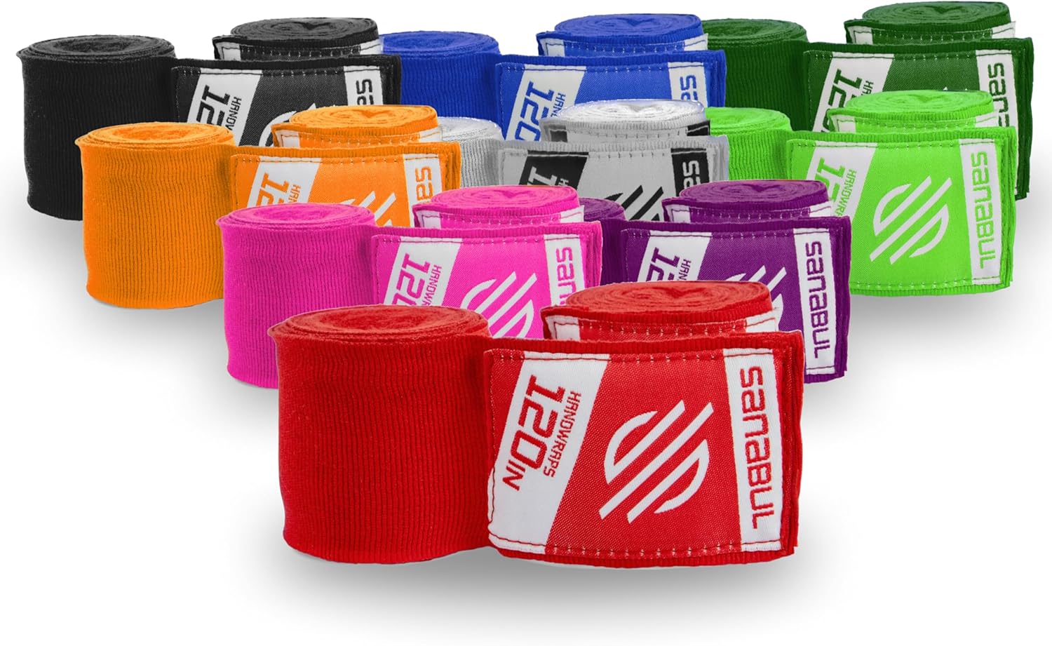Sanabul 120 Elastic Boxing Hand Wraps - Superior Support
