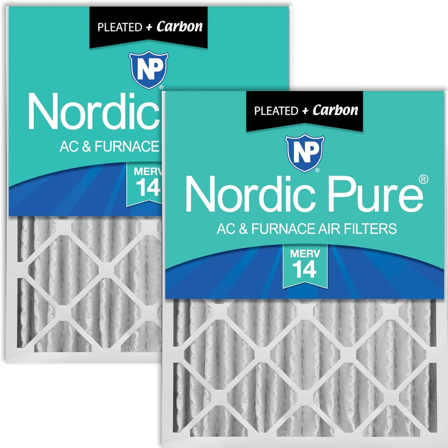 Nordic Pure 20x25x4 Pleated Air Filters with MERV 14 Rating