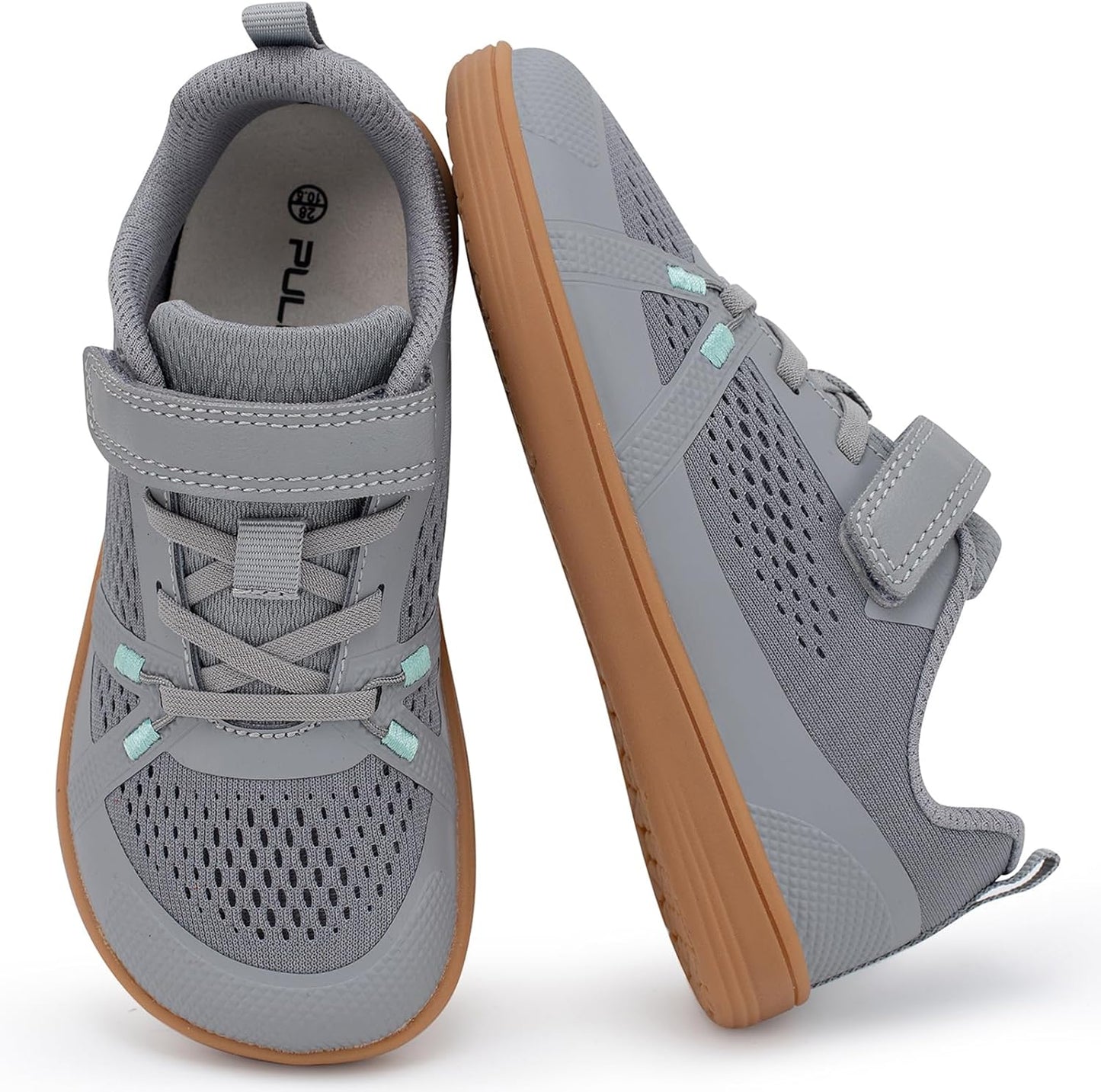 Pulltop Toddler Big Kids Barefoot Shoes with Wide Toe Box