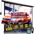 Aoxun 120 Motorized Projector Screen - Enjoy 120 Electric Movies Anywhere