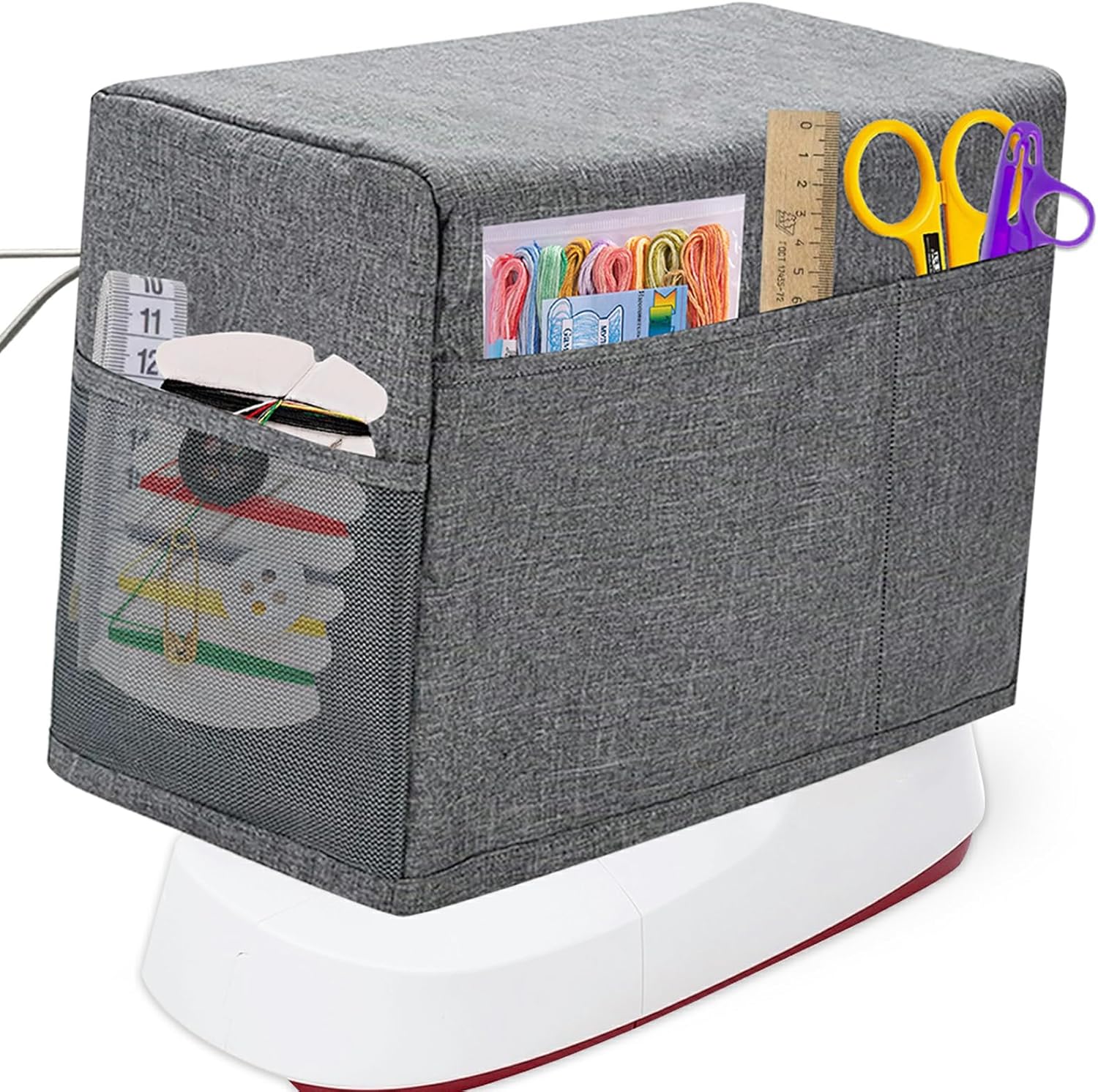 Protective Sewing Machine Cover with Storage - BOHEMIABY