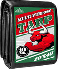 Tarp 20x40 ft Heavy Duty 100% Waterproof 10mil - Durable Outdoor Cover