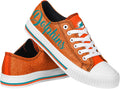 FOCO Women's NFL Team Logo Glitter Low Top Canvas Sneakers - Game