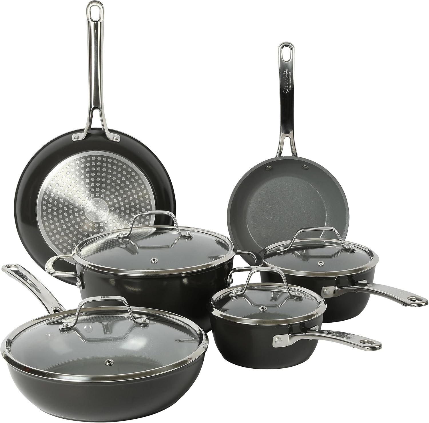Sur La Table Kitchen Essentials 10 Piece Nonstick Cookware Set