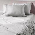 PeachSkinSheets Brushed Silver Full Sheet Set - Extra Soft Cooling