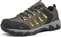 Men's Waterproof Suede Leather Hiking Shoes - Low-Top Trail Shoe