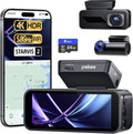 Pelsee P1 Pro Dash Cam Front and Rear - 4K STARVIS 2 Night Vision