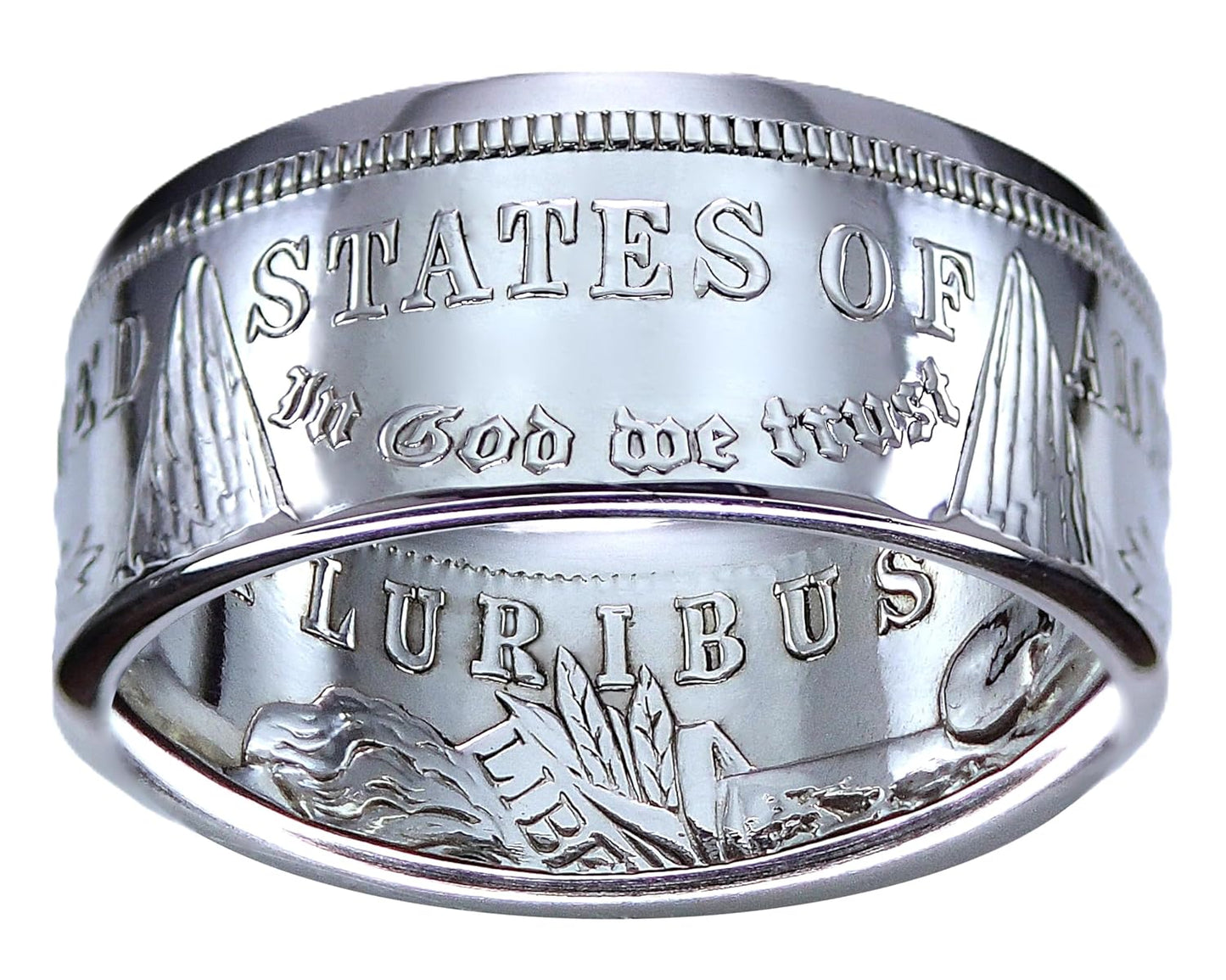 MORGAN Silver Dollar U.S. Coin Ring - Custom Handmade in USA