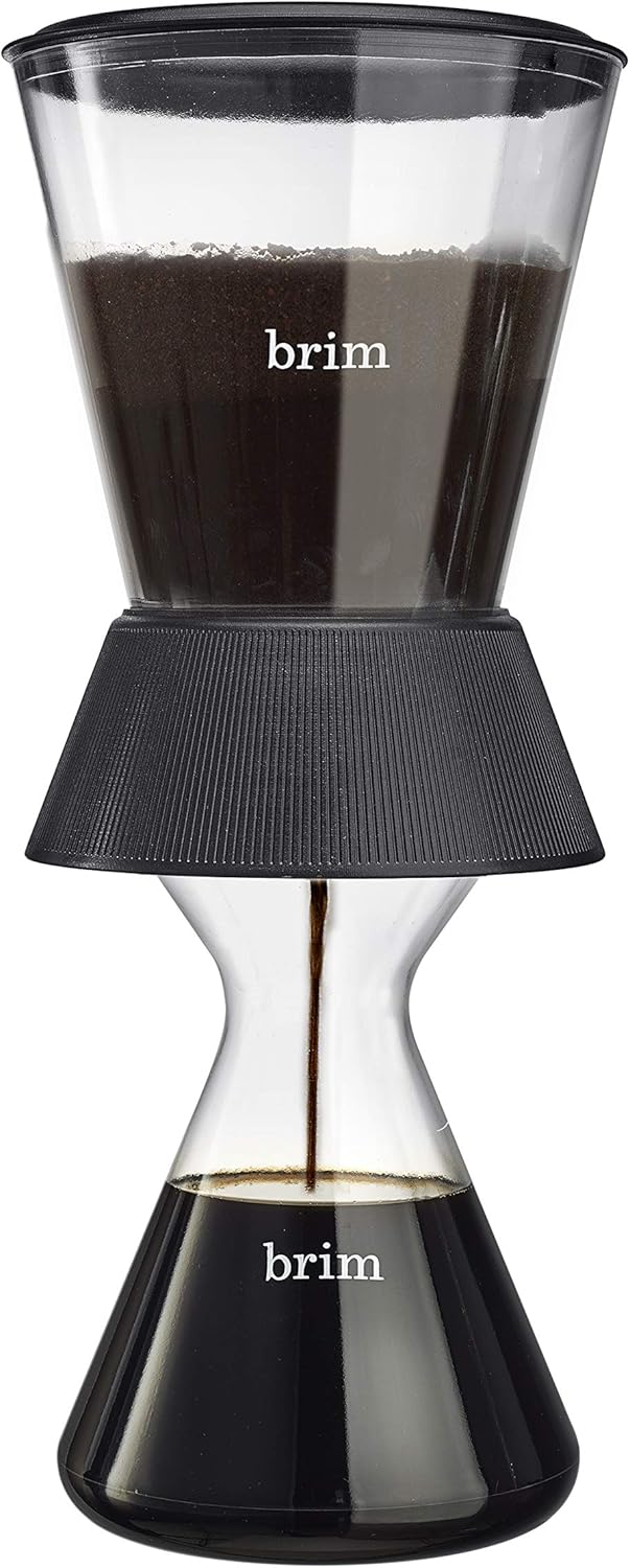 Brim Cold Brew Coffee Maker: Smart Valve System, Easy Pour & Filter