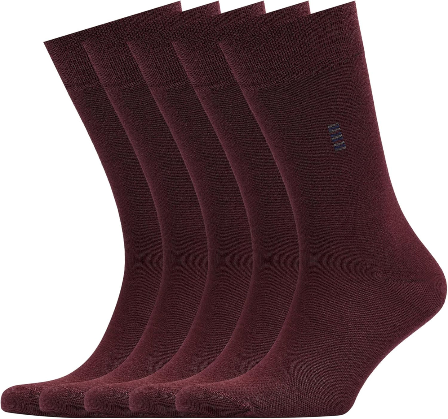 VRD Mens Dress Socks 5-Pack Bamboo Crew Socks for Men