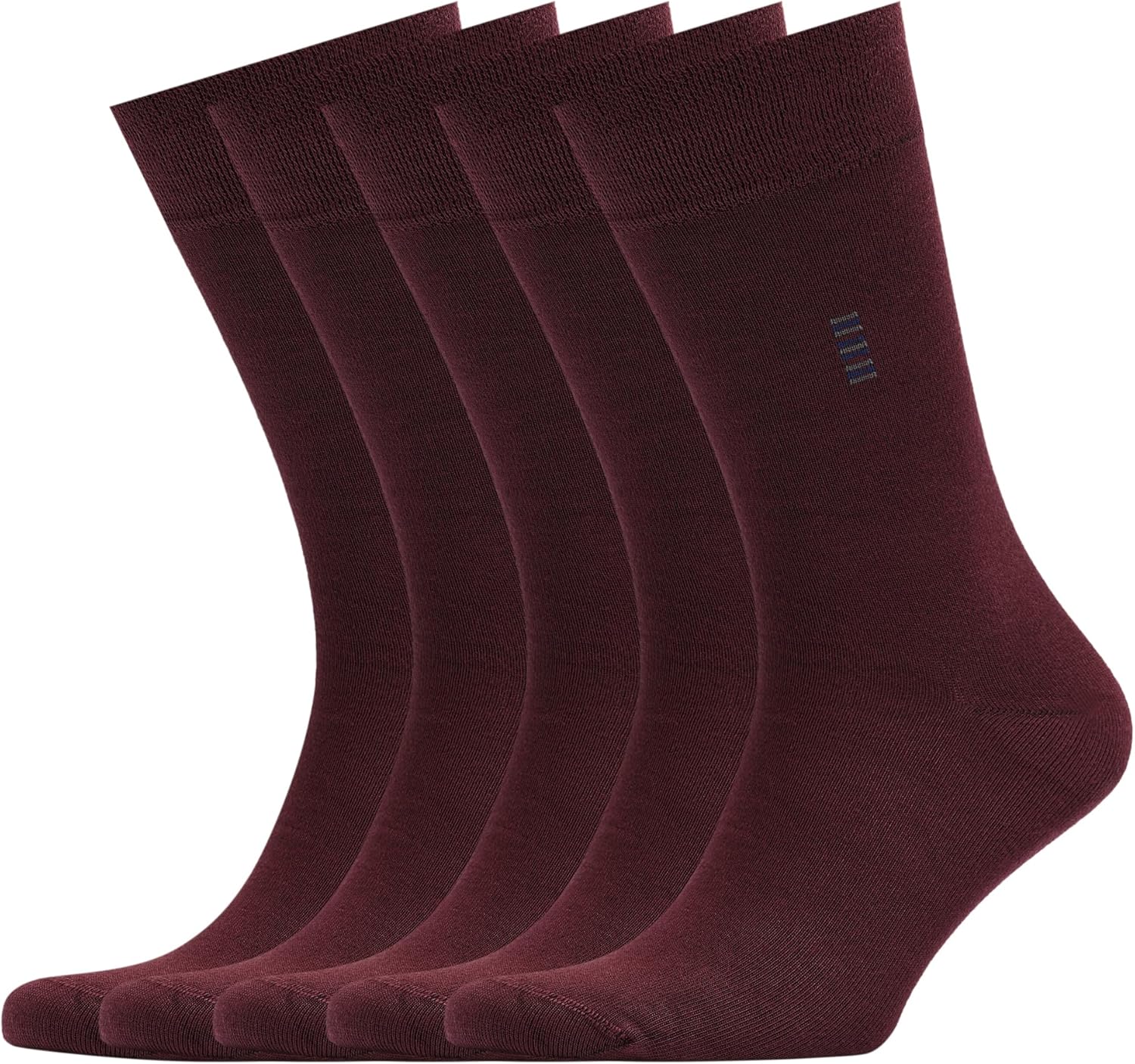VRD Mens Dress Socks 5-Pack Bamboo Crew Socks for Men