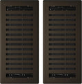 Montezuma Decorative Floor Register 4 x 10 in 2-Pack - Bronze Age