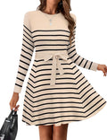 HOTOUCH Women's Ribbed Knit Sweater Dress - Flattering Everyday Fit