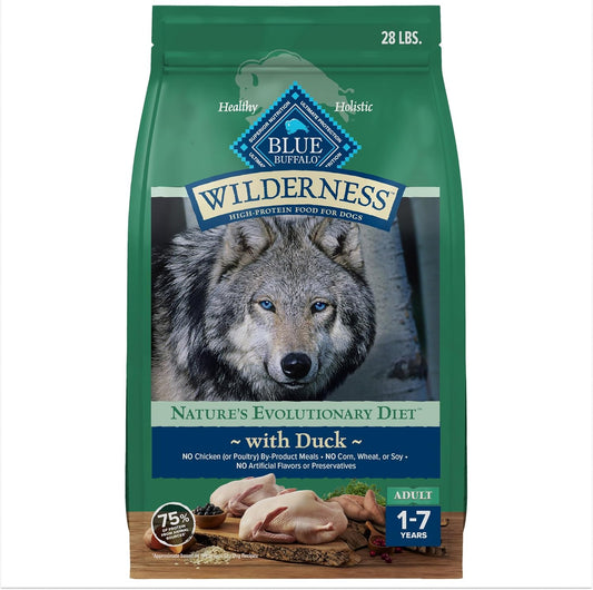 Blue Buffalo Wilderness High-Protein Dry Dog Food with Duck