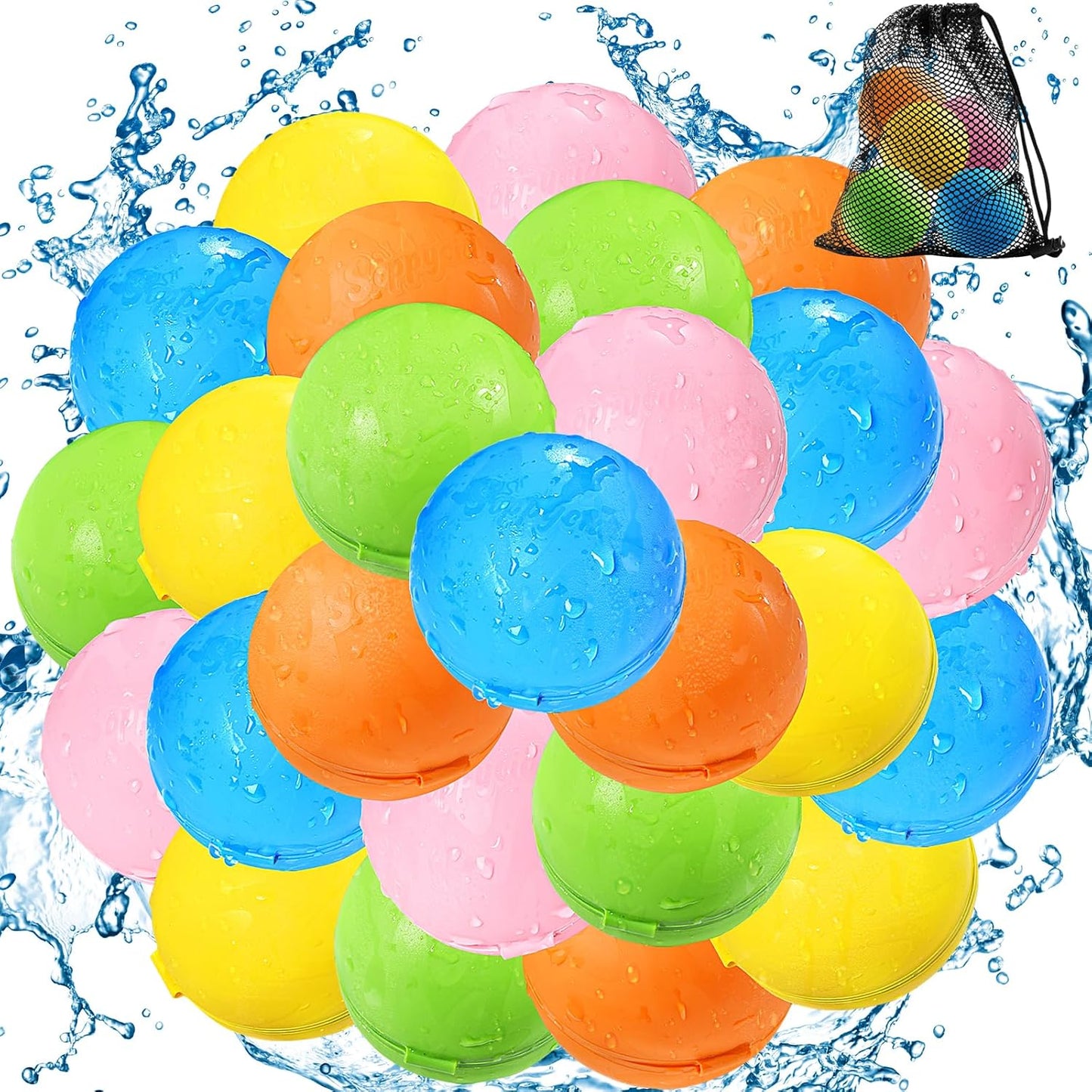 Reusable Water Bomb Balloons for Fun Pool and Beach Activities