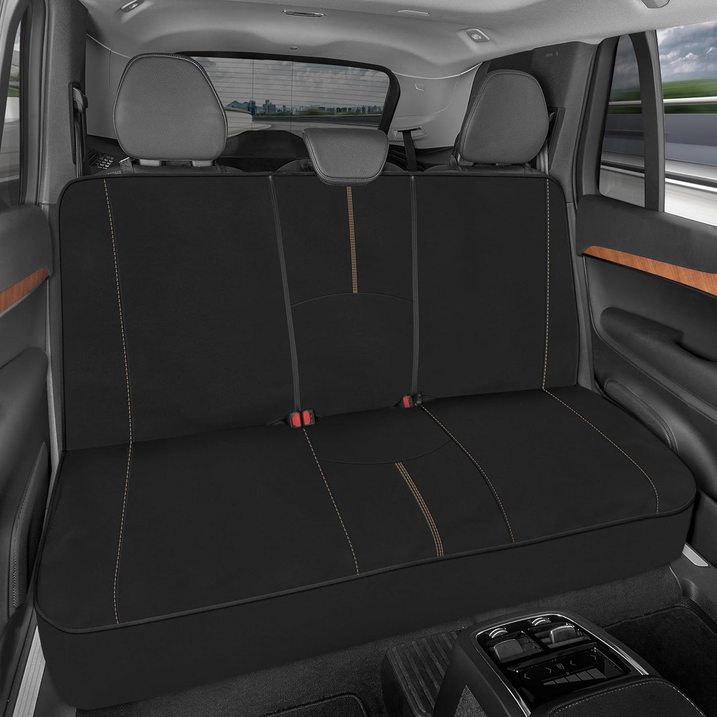 Motor Trend SpillGuard Waterproof Rear Bench Seat Cover for Cars