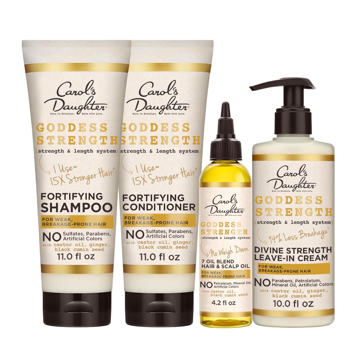 Goddess Strong Bundle: Hair Care Kit for Strong Beautiful Hair