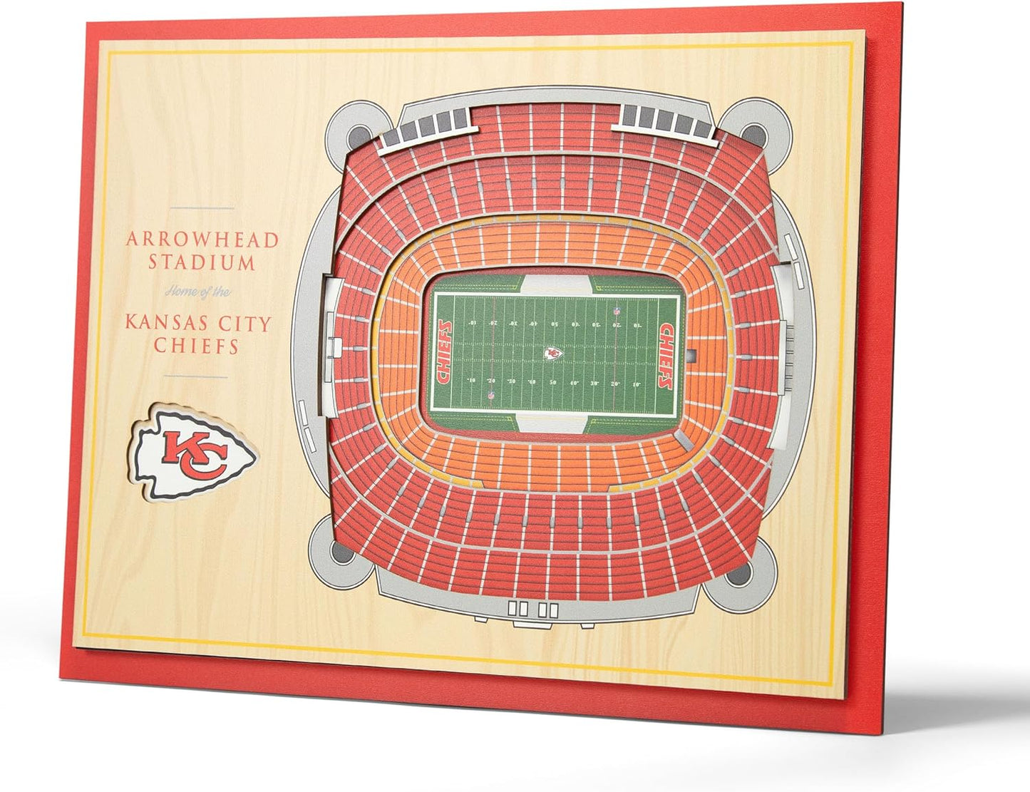 YouTheFan NFL 5-Layer StadiumView Wall Art for True Fans