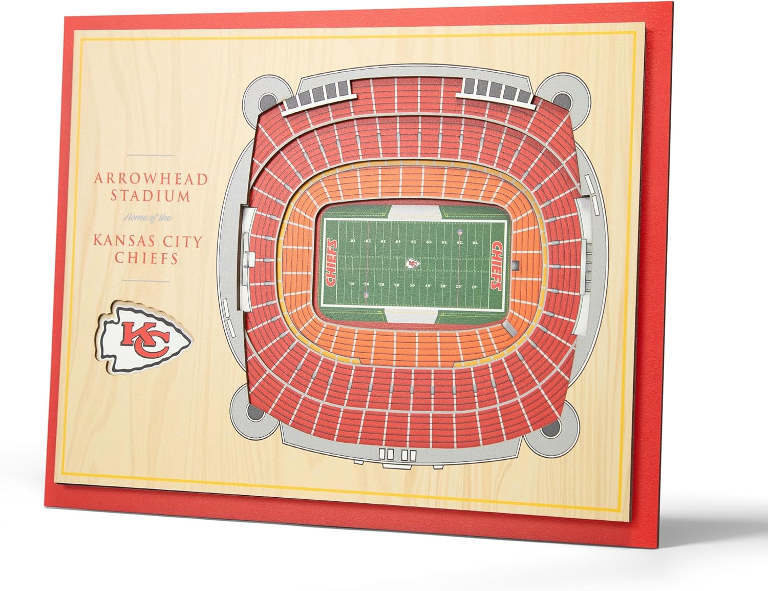 YouTheFan NFL 5-Layer StadiumView Wall Art for True Fans