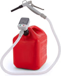 Deway Automatic Fuel Transfer Pump with Nozzle - Fast Portable Siphon