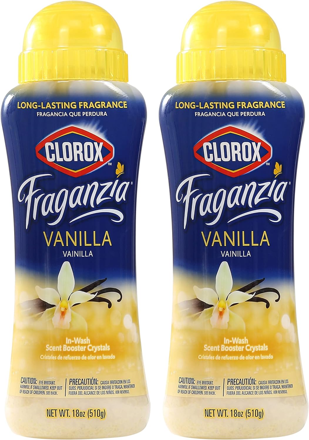 Clorox Vanilla Scent Booster Crystals Twin Pack - 36oz Fresh Laundry