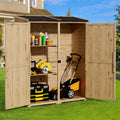 Gizoon Outdoor Storage Cabinet with Waterproof Roof - Spacious Shed