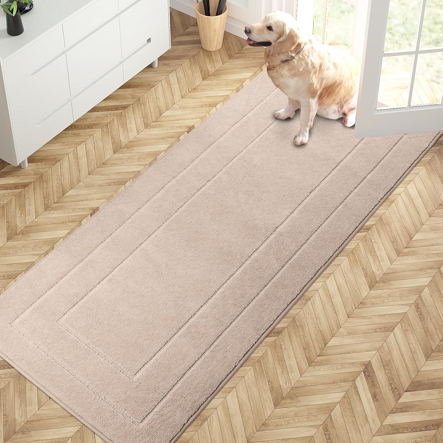 Dirt Trapping Door Mat 32in x 70in Non-Slip Machine Washable