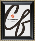 Craig Frames Victoria 14x18 Picture Frame - Ornate Black and Gold