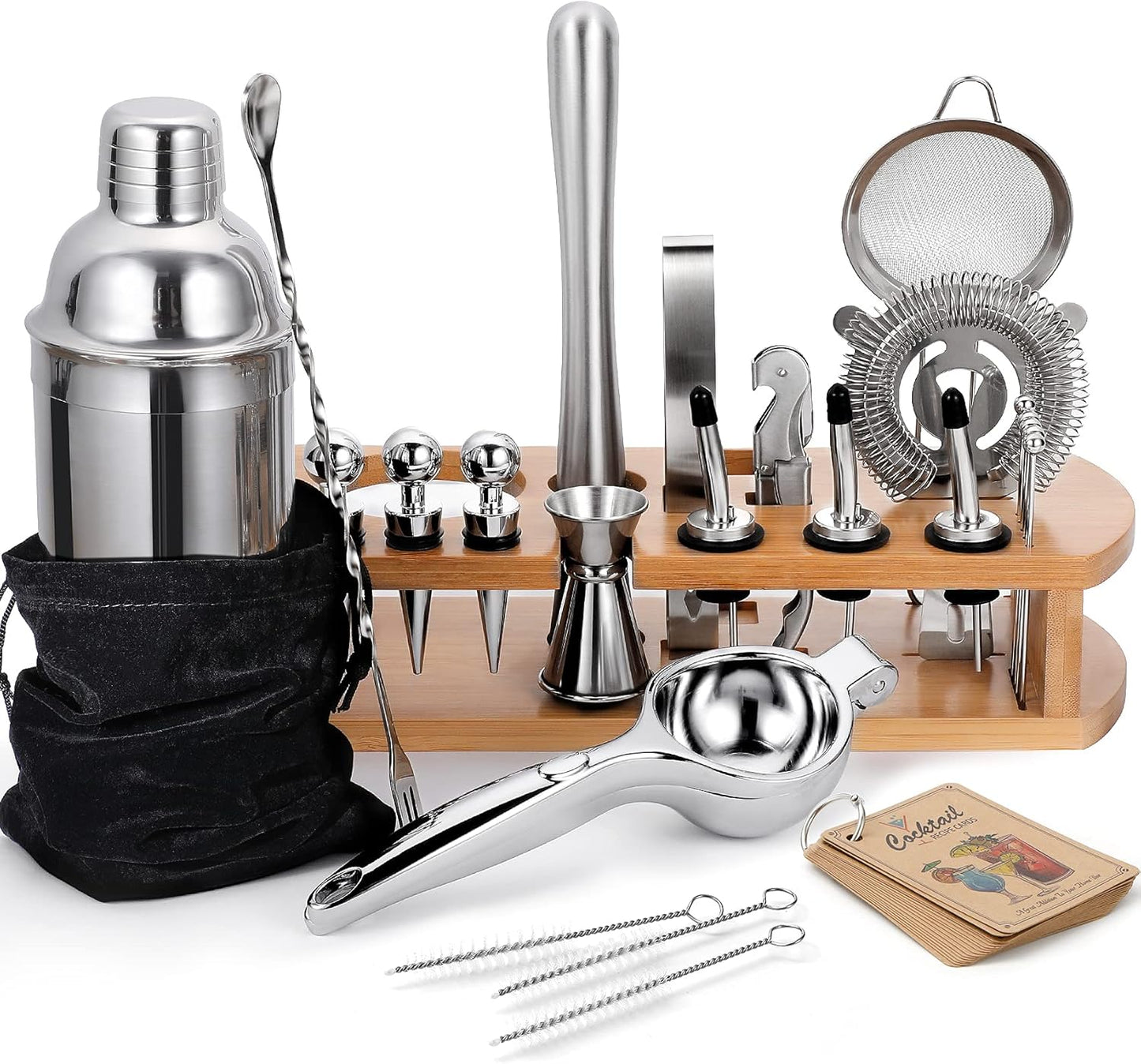Ultimate Bartender Kit: 24-Piece AOZITA Set