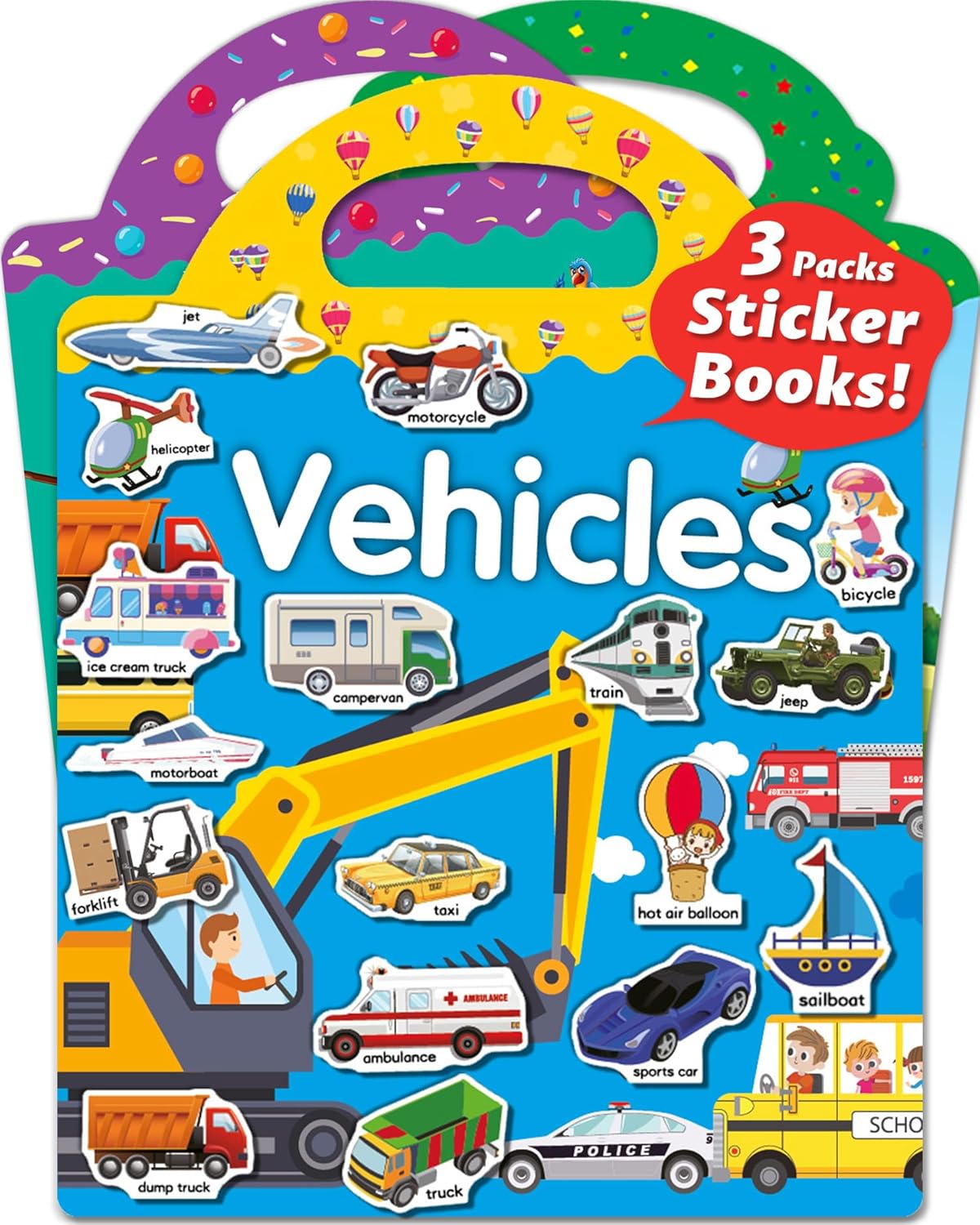 Interactive Toddler Sticker Book - Mess-Free Fun!