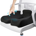 Benazcap X Large Memory Seat Cushion for Ultimate Comfort