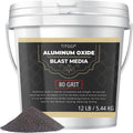 #80 Grit Aluminum Oxide Blast Media (12 LBS) - Durable Abrasive