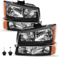 SOCKIR Halogen Headlight Assembly for 2003-2007 Chevy Silverado