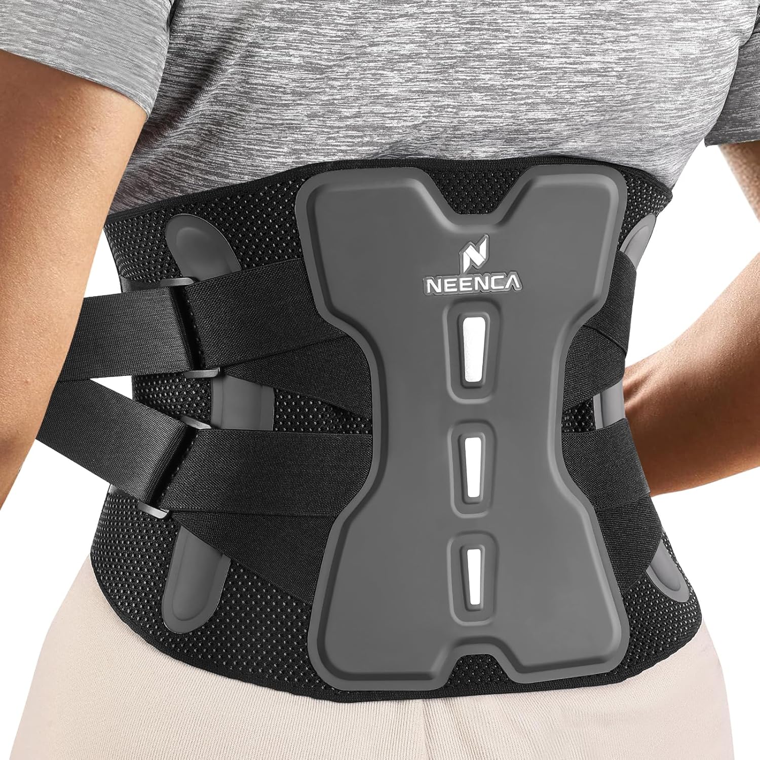 NEENCA Back Brace for Lower Back Pain Relief and Support