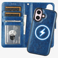 Bocasal iPhone 16 Wallet Case Compatible with MagSafe - RFID Leather