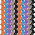 Non Slip Yoga Socks 100 Pairs with Grips - Bulk Pilates & Barre Socks