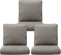 Outdoor Chair Cushions 3-Pack Replacement Seat and Back Cushions