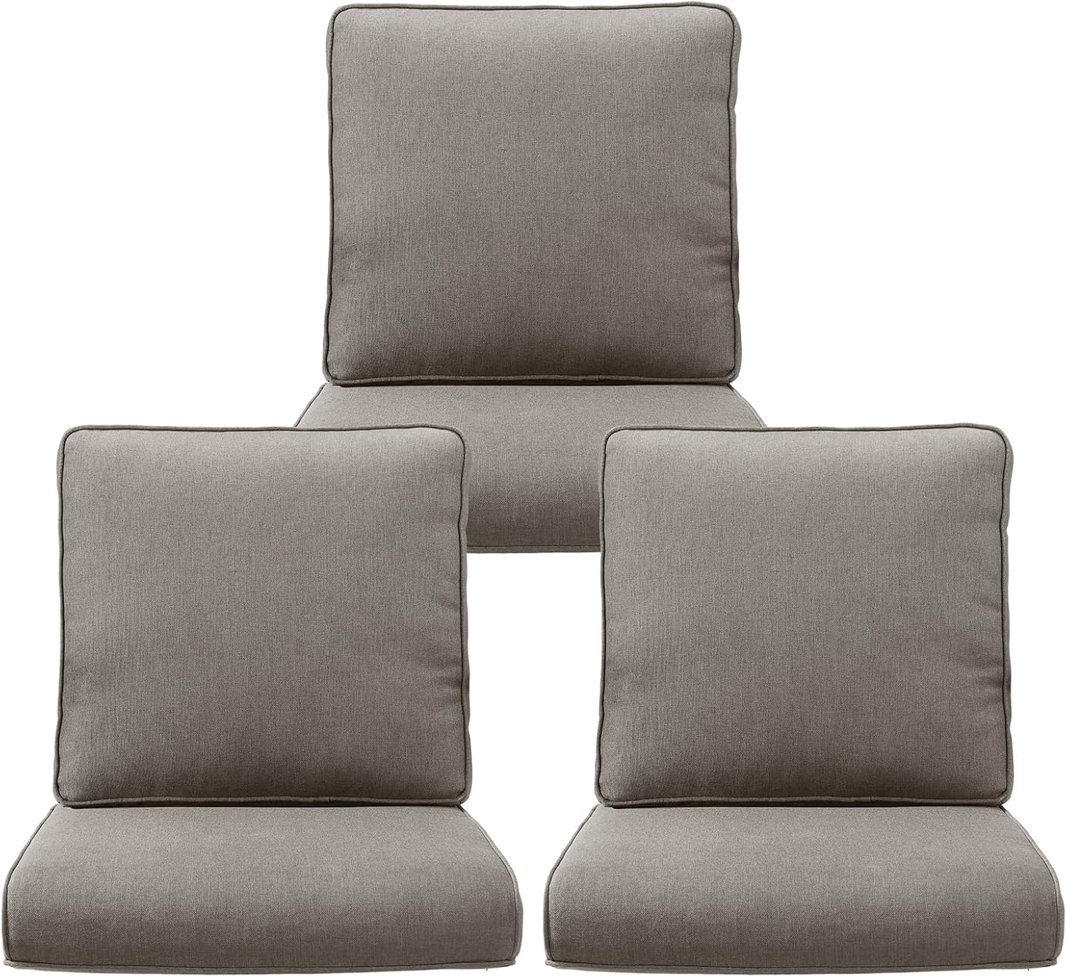 Outdoor Chair Cushions 3 Packs for Patio Glider Rocking Chairs