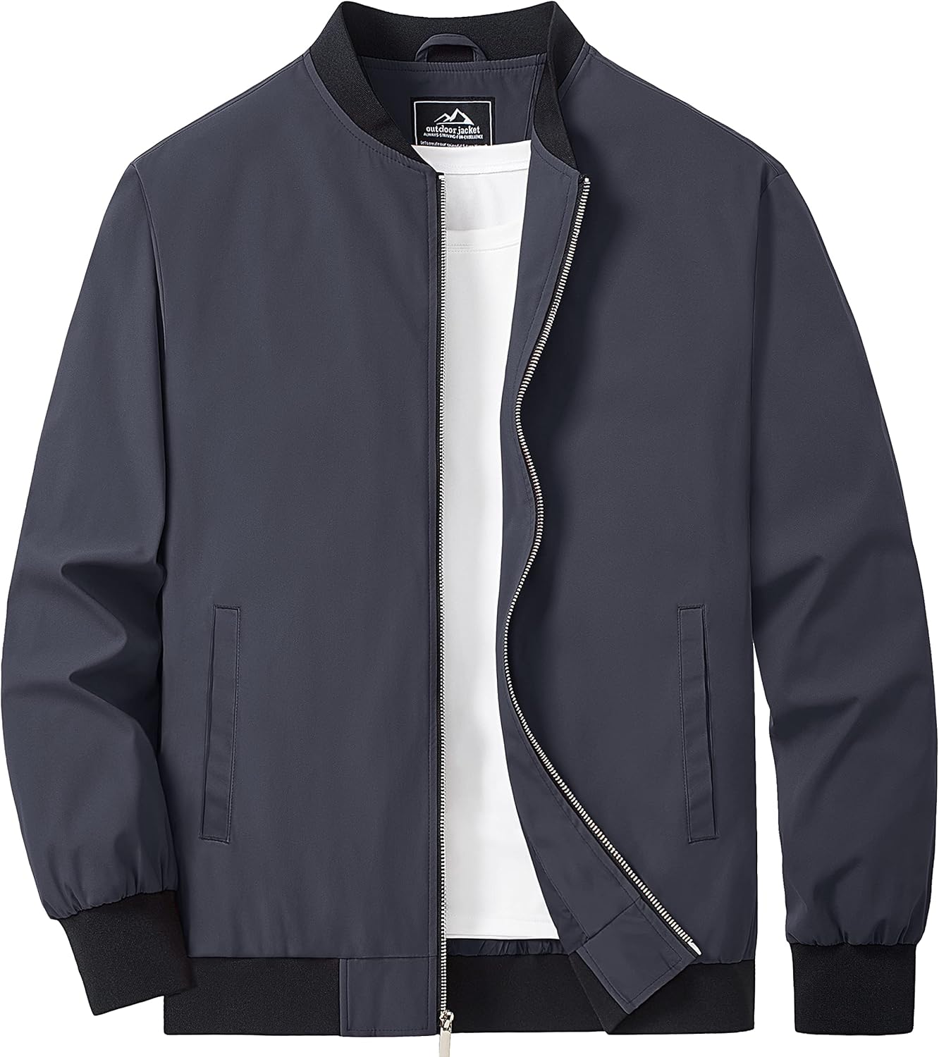 Lightweight Casual Zip Up Bomber Jacket for Men by MAGCOMSEN