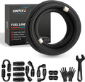 6AN 20FT PTFE Fuel Line Hose Kit 5/16 in - Durable E85 Nylon Braided