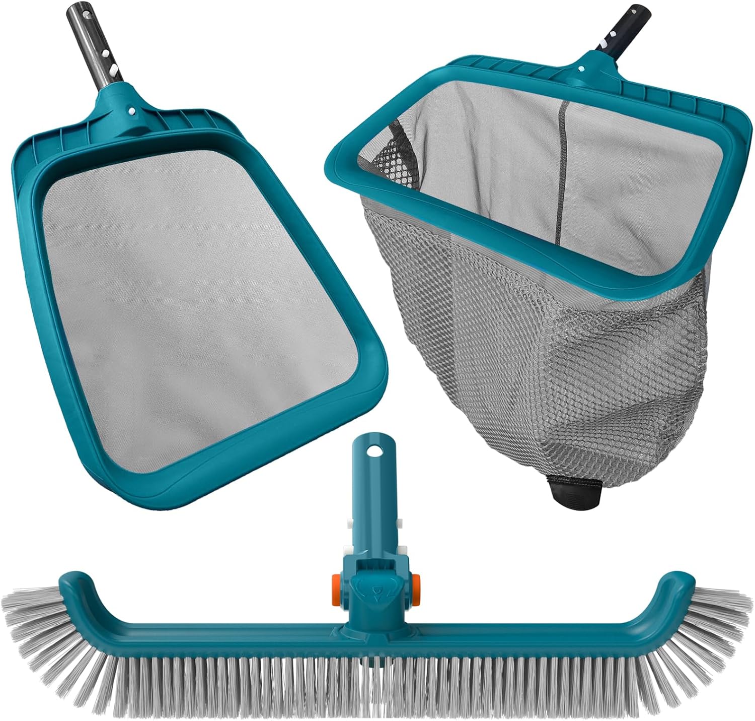 POOLWHALE Economy Swimming Pool Cleaning Kit for Easy Maintenance