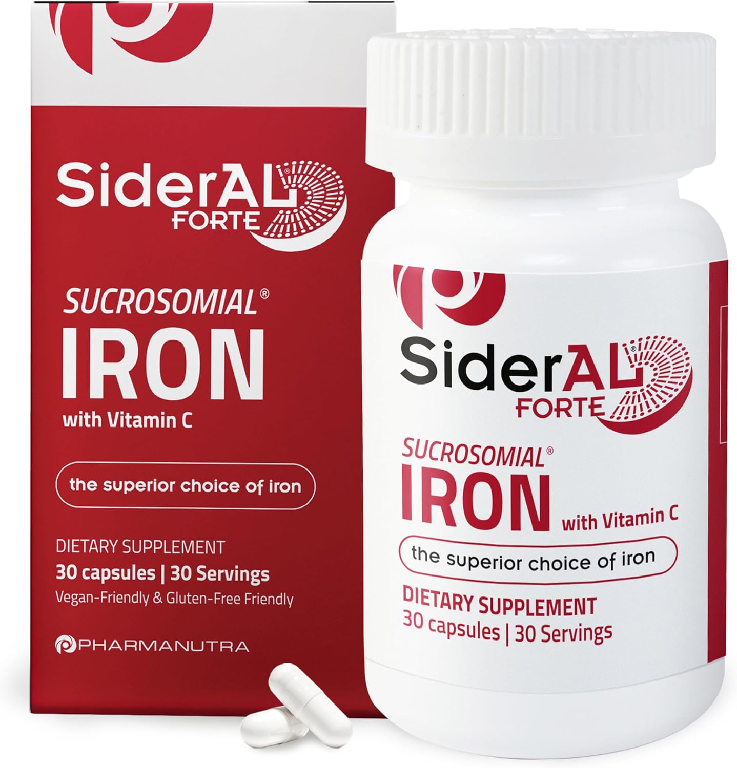 SiderAL Forte Iron Supplement for Energy and Anemia Support