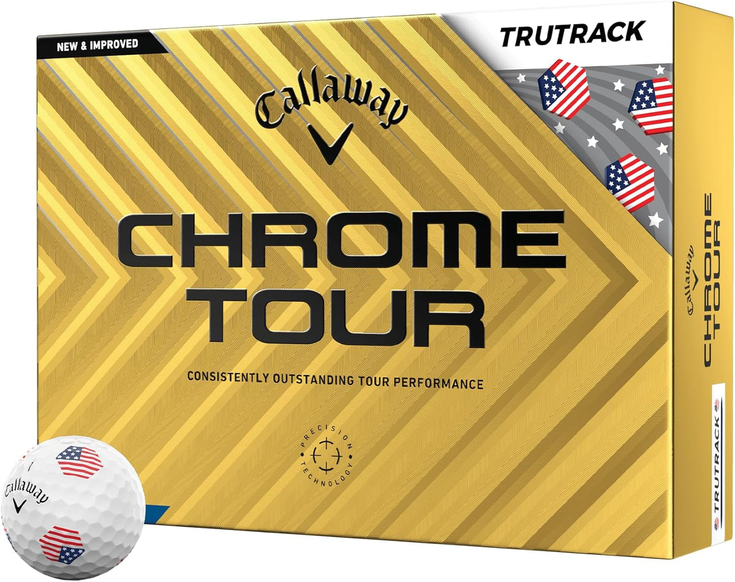 Callaway Golf Chrome Tour Golf Balls for Exceptional Performance