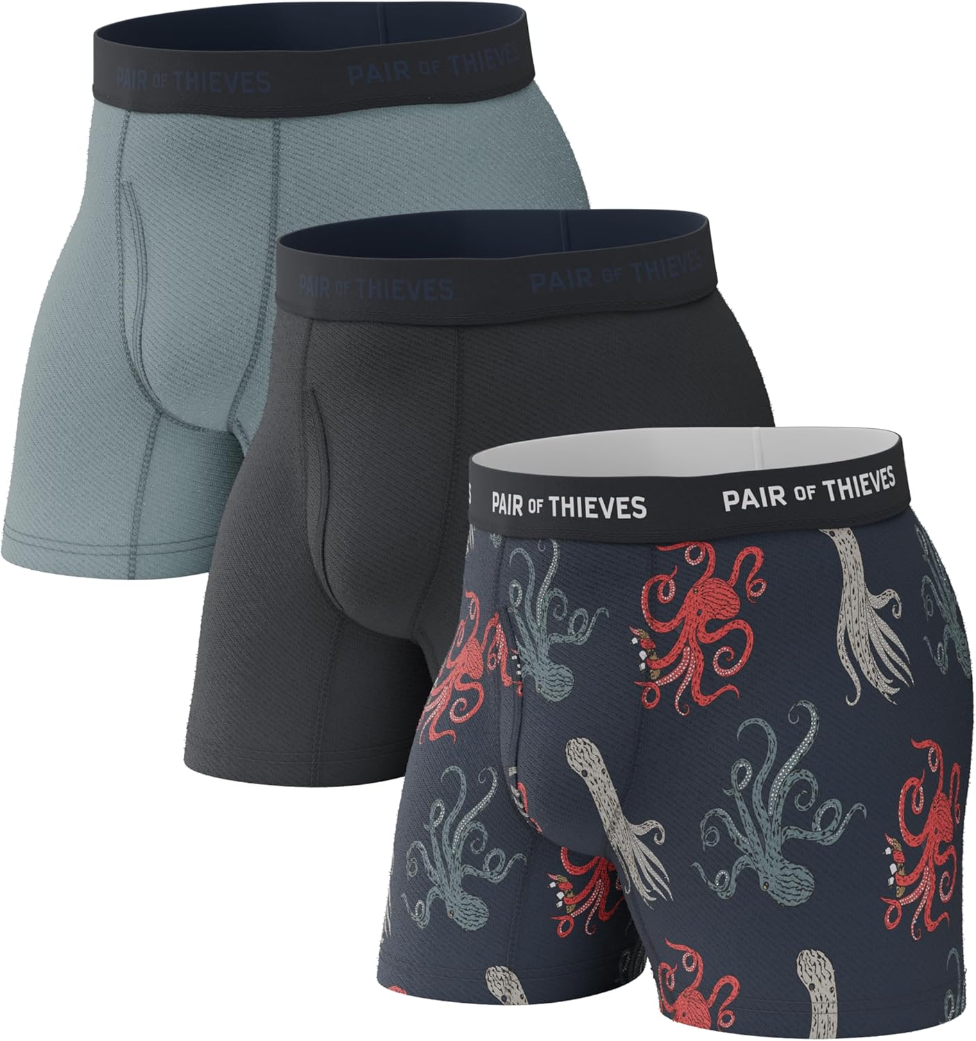 Super Fit Men's Boxer Briefs - Soft, Breathable, Quick-Dry Underwear