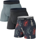 Men's Super Fit Boxer Briefs 2 & 3 Pack - Soft, Quick-Dry Comfort