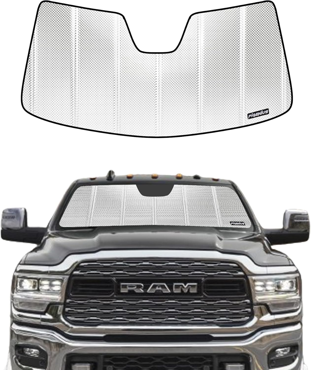 Windshield Sun Shade for Ram 2500/3500 by Pigenius